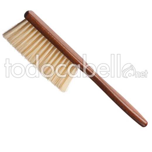 BRUSH BARBER WOODEN HANDLE