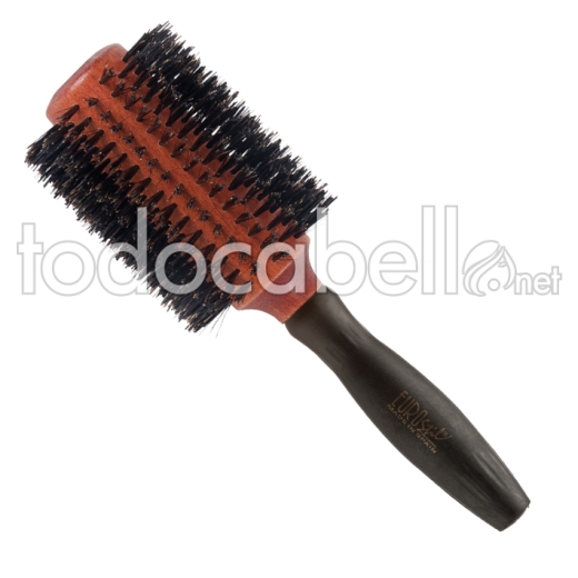 ROUND BRUSH 38MM MIX BOAR RUBBER HANDLE