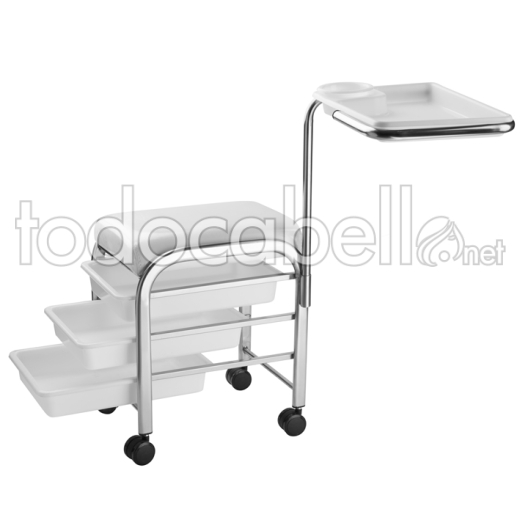 WHITE MANICURE TROLLEY