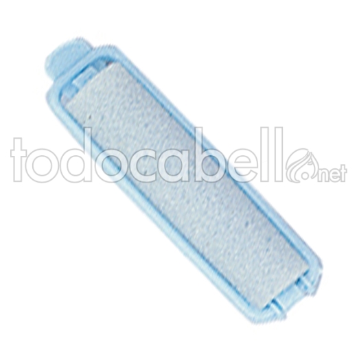 BAG 12 ROLLERS FOAM BLUE