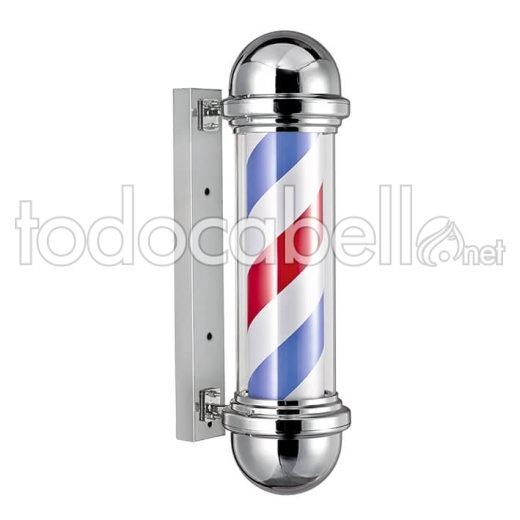 SMALL CHROME BARBER POLE