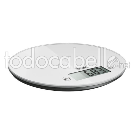 ROUND WHITE DIGITAL SCALE