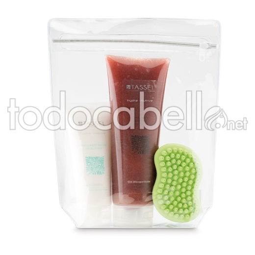 FACIAL EXFOLIATING, BODY SCRUB, RUBBER SPONGE