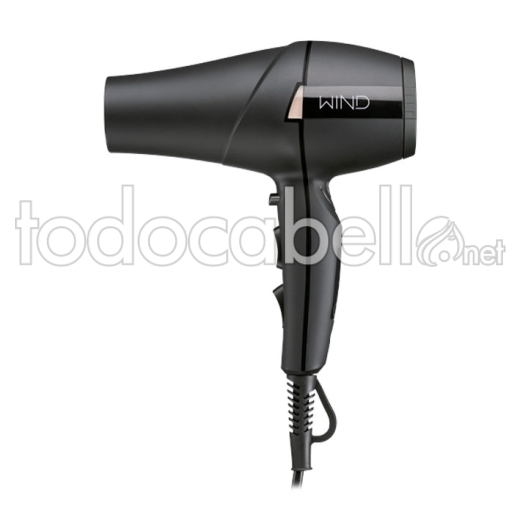 BALCK HAIR DRYER EUROSTIL WIND 2300W