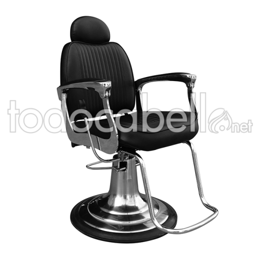 TRADITIONAL BLACK BARBER ARMCHAIR