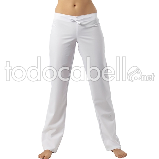 TROUSERS MOD.41300011B WHITE-XL