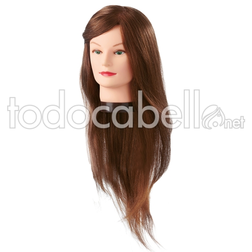 MANNEQUIN HEAD DAISY NATURAL HAIR 55-60 CM.