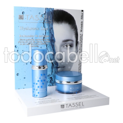 DISPLAY 2 HYALURONIC CREAMS + 2 SERUMS