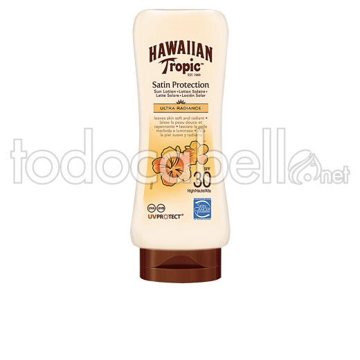 Hawaiian Tropic Satin Ultra Radiance Sun Lotion Spf30 180 Ml