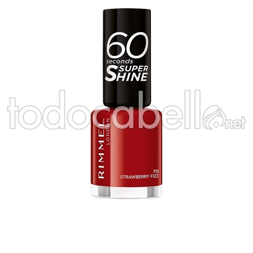 Rimmel London 60 Seconds Super Shine ref 713-strawberry Fizz