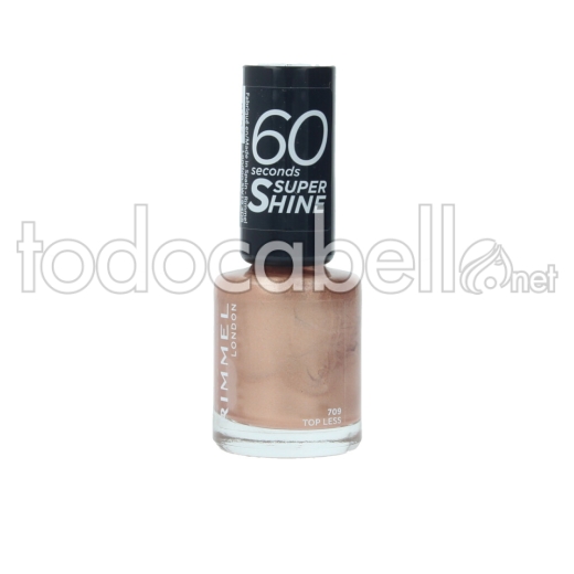 Rimmel London 60 Seconds Super Shine ref 709-top Less 8 Ml