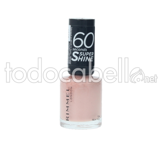 Rimmel London 60 Seconds Super Shine ref 724-sea Fizz 8 Ml