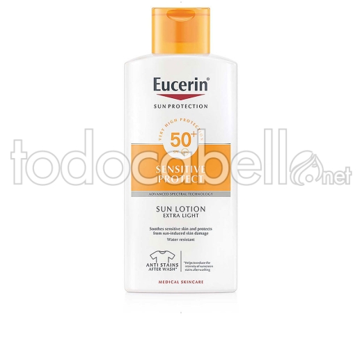 Eucerin Sensitive Protect Sun Lotion Extra Light Spf50+ 400ml