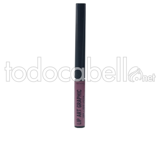 Rimmel London Lip Art Graphic Liner&liquid Lipstick ref 220-vandal