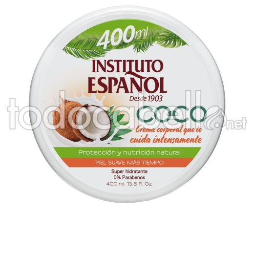 Instituto Español Coco Crema Corporal Super Hidratante 400ml