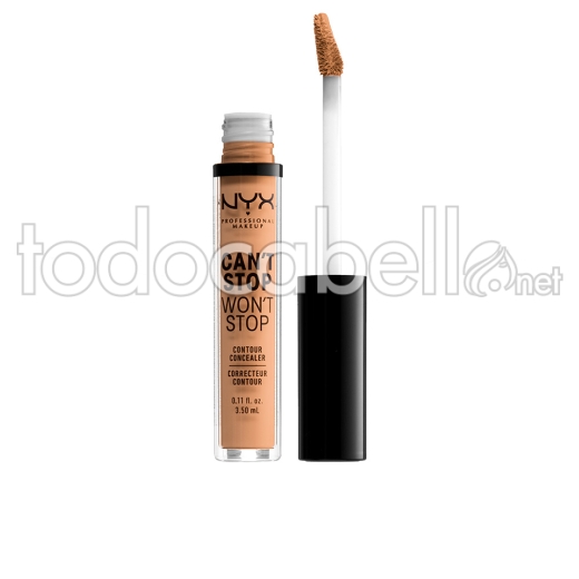 Nyx Can't Stop Won't Stop Contour Concealer ref soft Beige 3,5 Ml