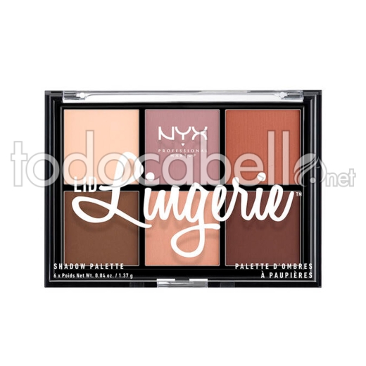 Nyx Lid Lingerie Shadow Palette 6x1,37 Gr