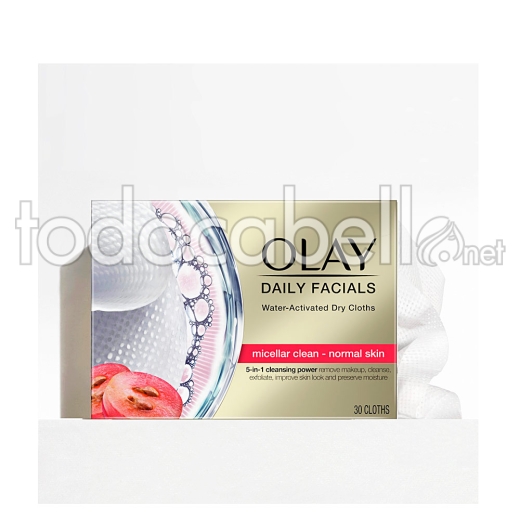 Olaz Cleanse Daily Facials Mizellare Trockentücher Normale Haut 30 St.