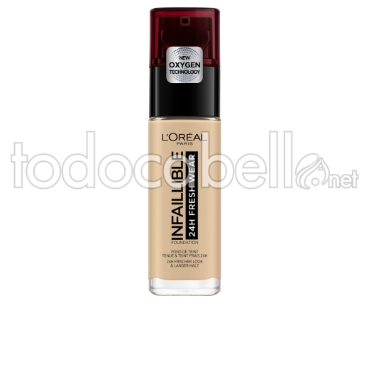 L'oréal Paris Infaillible 24h Fresh Wear Foundation ref 100-linen 30 Ml