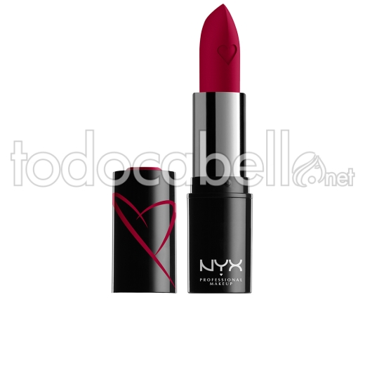 Nyx Shout Loud Satin Lipstick ref opinionated