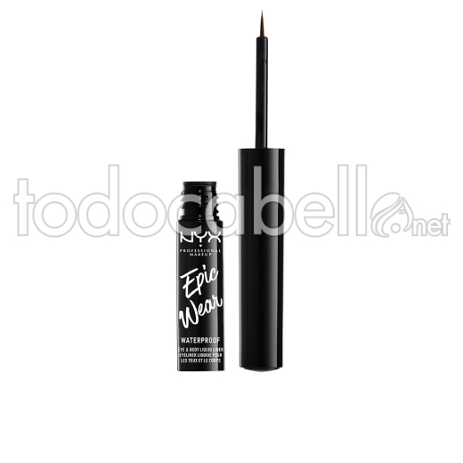 Nyx Epic Wear Waterproof Liquid Liner ref brown