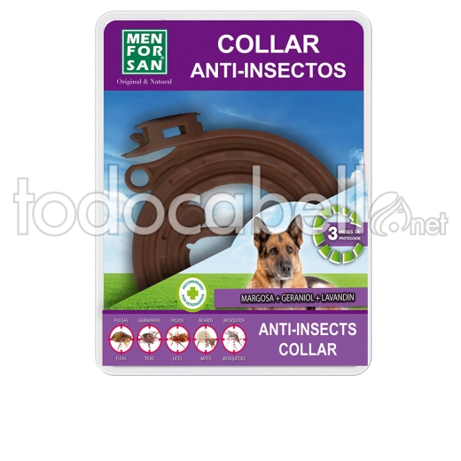 Men For San Collar Perros Anti-insectos 60 Cm