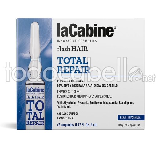 La Cabine Flash Hair Total Repair 7 X 5ml  