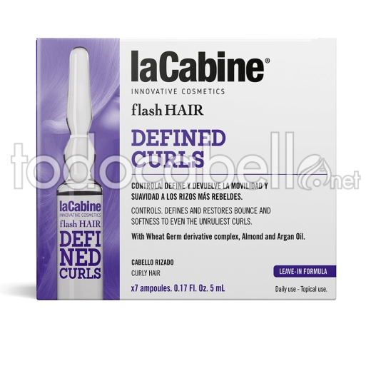 La Cabine Flash Hair Rizos Definidos 7 X 5ml                          