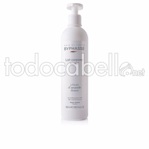 Byphasse Leche Corporal Nutritiva Con Aceite De Almendra 500 Ml