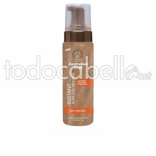 Australian Gold Sunless Instant Deep Bronze Color Mousse 177ml