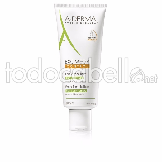 A-derma Exomega Control Leche Emoliente Anti-rascado 200 Ml