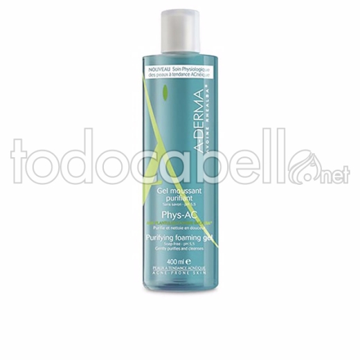 A-derma Phys-ac Gel Espumoso Purificante 400 Ml