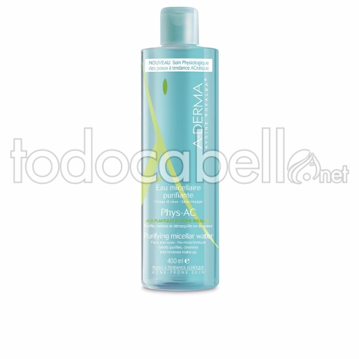 A-derma Phys-ac Agua Micelar Purificante 400 Ml