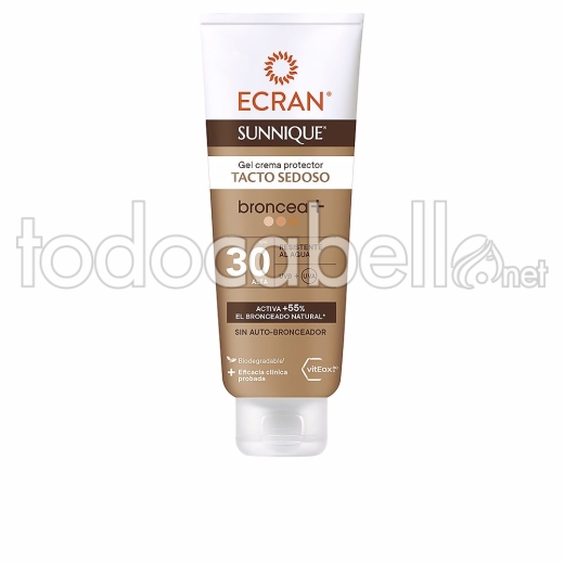 Ecran Ecran Sunnique Broncea+ Gel-crema Spf30 250 Ml