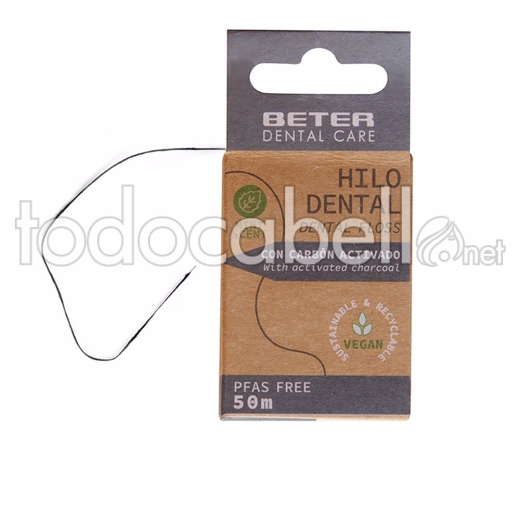 Beter Hilo Dental Carbón Activado 50 M 1 U