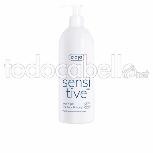 Ziaja Sensitive Gel Limpiador Rostro Y Cuerpo Para Pieles Sensibles 400ml