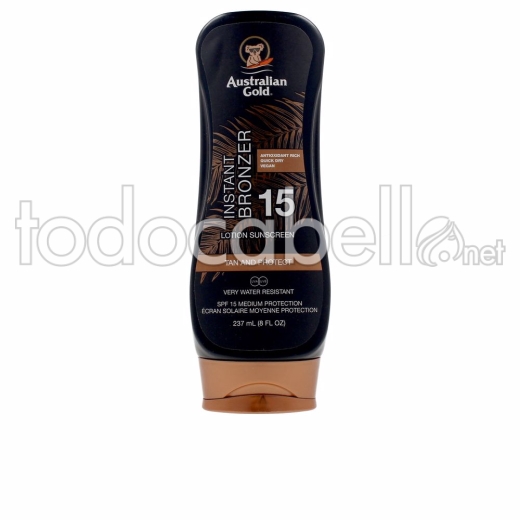 Australian Gold Sunscreen Spf15 Lotion With Bronzer 237 Ml