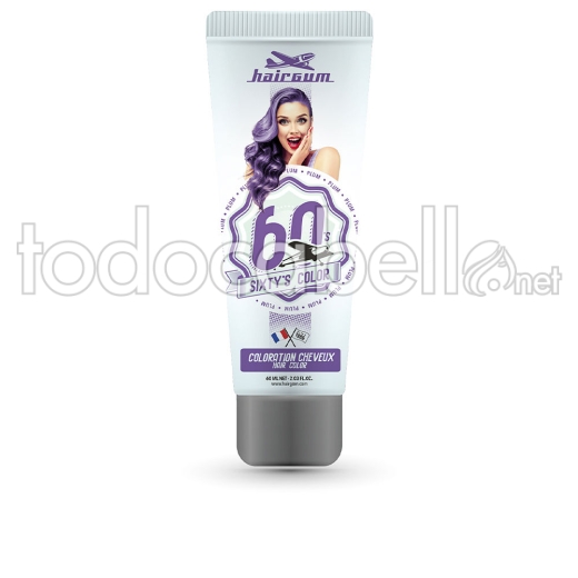 Hairgum Sixty's Color Hair Color ref plum 60 Ml