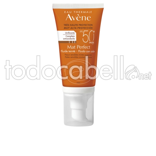 Avene Mat Perfect Fluido Con Color Spf50+ 50 Ml