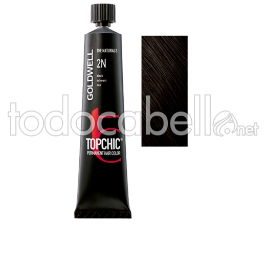 Goldwell Topchic Permanent Hair Color #2n 60 Ml