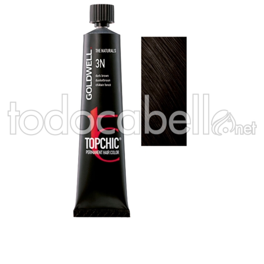 Goldwell Topchic Permanent Hair Color #3n 60 Ml