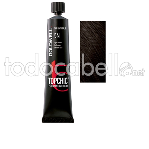 Goldwell Topchic Permanent Hair Color #5n 60 Ml