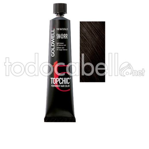 Goldwell Topchic Permanent Hair Color #5n@rr 60 Ml