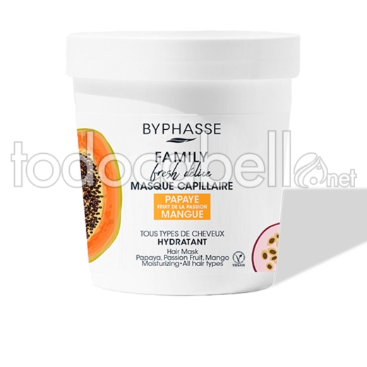 Byphasse Family Fresh Delice Mascarilla Todo Tipo De Cabello 250 Ml