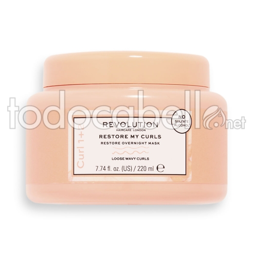 Revolution Hair Care Restore My Curls Overnight Mask 220ml