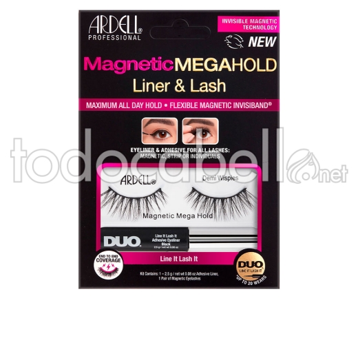 Ardell Magnetic Megahold Liner & Lash Demi Wispies 2 U