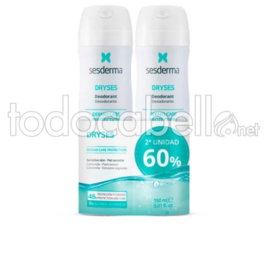 Sesderma Dryses Desodorante Spray 2 X 150 Ml