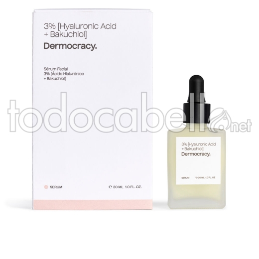 Dermocracy 3% [ácido Hialurónico + Bakuchiol] Sérum Facial 30 Ml