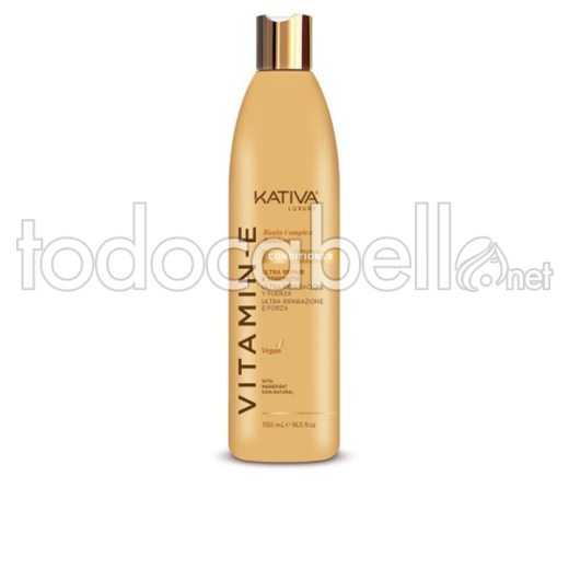 Kativa Vitamina E  Biotina & Bamboo Conditioner 550 Ml