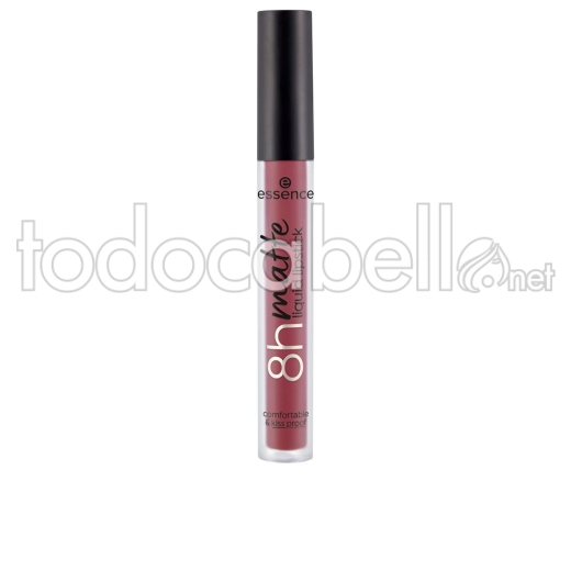 Essence 8h Matte Barra De Labios Líquida ref 08-baya Oscura 2,5 Ml